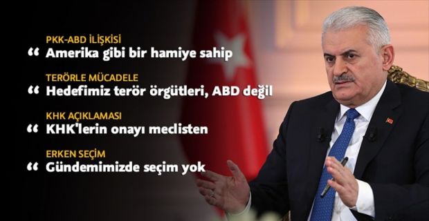 Başbakan Yıldırım, BBC Türkçe'ye memleketi Erzincan'da verdiği mülakatta gündeme ilişkin