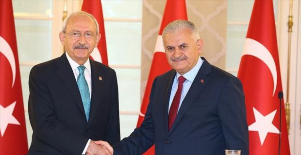 Başbakan Yıldırım, bugün saat 14.00'te CHP Genel Başkanı Kılıçdaroğlu ile