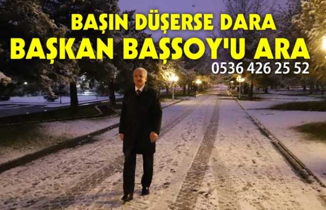 Erzincan Belediye Başkanı Cemalettin Başsoy,  ‘‘kış aylarında darda kalmış