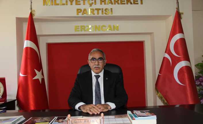 Milliyetçi Hareket Partisi Erzincan İl Başkanı Salih Aksu, Kurban Bayramı