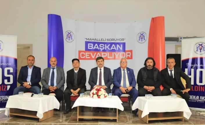 Belediye Başkanı Bekir Aksun bugün Ulalar da bulunan 6 Mahallenin