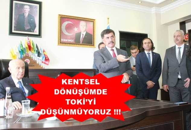 Erzincan Belediye Başkanı Bekir Aksun,  MHP Genel Başkanı Devlet