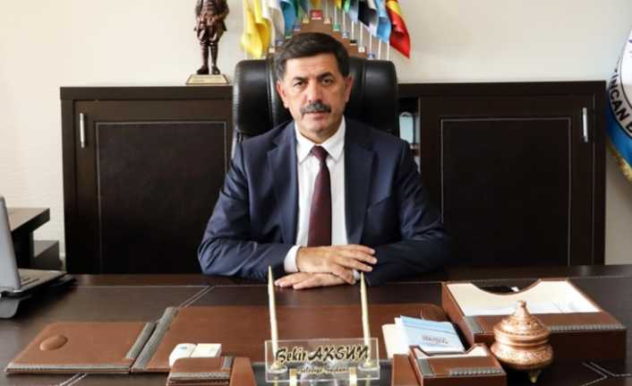 Erzincan Belediye Başkanı Bekir Aksun Kurban Bayramı dolayısıyla kutlama mesajı