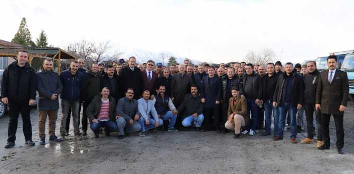 Erzincan Belediye Başkanı Cemalettin Başsoy Erzincan Belediyesi Fen İşleri Müdürlüğü