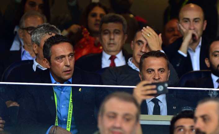 Fenerbahçe-Beşiktaş derbisini iki kulübün başkanları Ali Koç ve Fikret Orman
