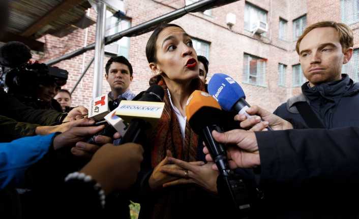 ABD’nin New York Eyaleti’nden Temsilciler Meclisine seçilen Alexandria Ocasio-Cortez, ilk