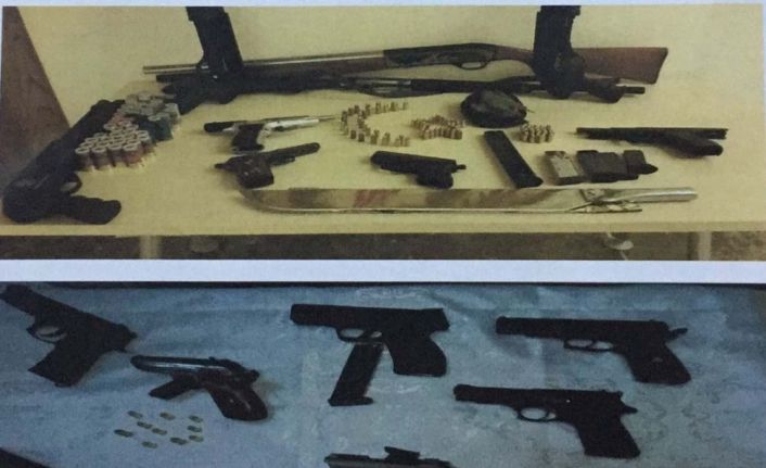 Başkent’te silah kaçakçılığı yapan örgüte yönelik düzenlenen operasyonda 29 kişi