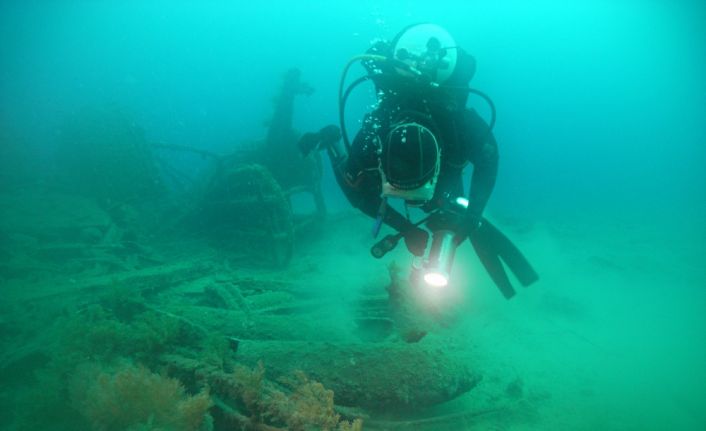 Çanakkale’de 2018 Troya Yılı kapsamında Çanakkale Valiliği himayelerinde düzenlenen Sualtı