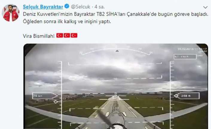 Baykar Makina tarafından tasarlanan Bayraktar TB2 tipi Silahlı İnsansız Hava