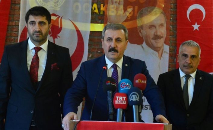 BBP Genel Başkanı Destici, Şanlıurfa'da yaptığı konuşmada, Türkiye'nin Türklerin de