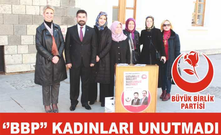 Büyük Birlik Partisi Erzincan Teşkilatı 8 Mart Dünya Kadınlar Günü