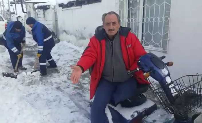 Erzincan’da Kızılay Mahallesinde ikamet eden engelli vatandaş Aslan Yılmaz, Erzincan