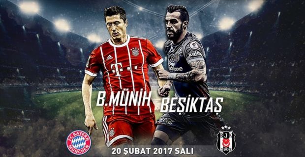 Siyah-beyazlı takım, UEFA Şampiyonlar son 16 turunda Almanya temsilcisi Bayern