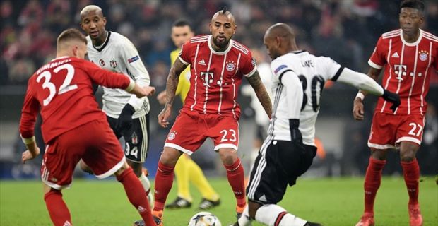 Beşiktaş'ın UEFA Şampiyonlar Ligi son 16 turunda Almanya temsilcisi Bayern