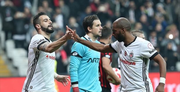 Ziraat Türkiye Kupası çeyrek final ilk maçında Beşiktaş, Gençlerbirliği'ni 3-1