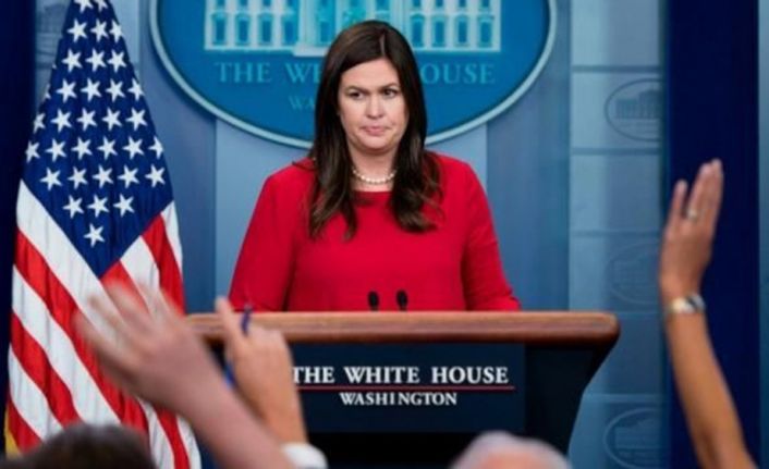 Beyaz Saray Sözcüsü Sara Sanders, Başkan Donald Trump’ın Rusya Devlet