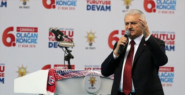Başbakan Yıldırım, Zeytin Dalı Harekatı'na ilişkin, "Sonuç alıncaya kadar bir