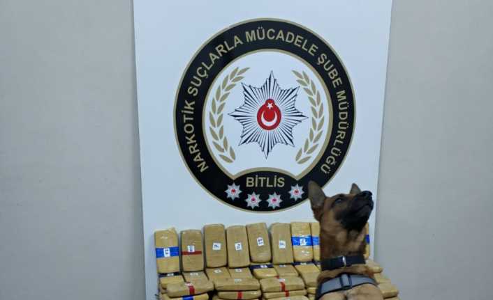 Bitlis’in Tatvan ilçesinde yapılan çalışmalar neticesinde piyasa değeri 5,5 milyon