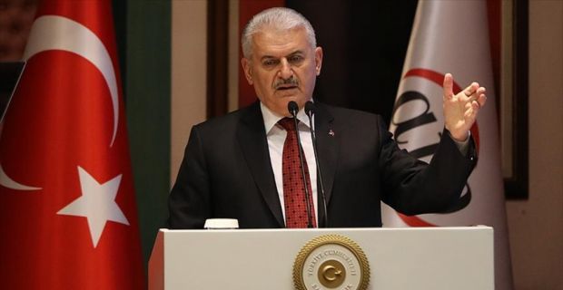 Başbakan Yıldırım "Bugün, bize ders vermeye çalışıyorlar, 'soykırımdan' bize hesap