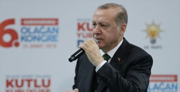 Cumhurbaşkanı ve AK Parti Genel Başkanı Erdoğan, "Bize terör örgütleri