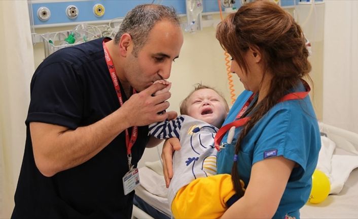 Halep'te bomba yüklü araçla düzenlenen terör saldırısında yaralanan 9 aylık
