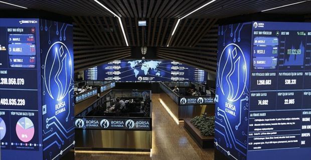 Borsa İstanbul'da BIST 100 endeksi, günü önceki kapanışa göre yüzde