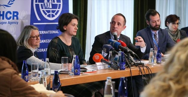 BMMYK ve IOM'un Bosna Hersek'teki temsilcileri, Bosna Hersek'e giren sığınmacı