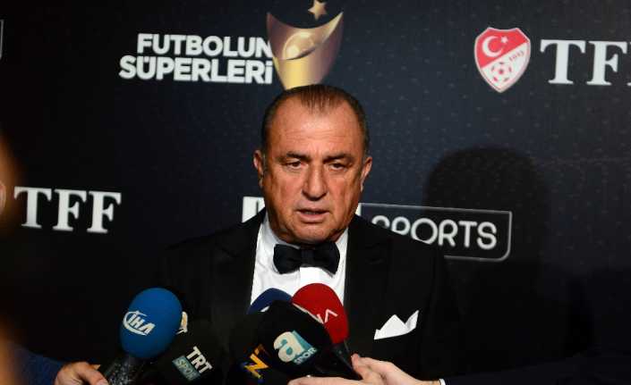 Galatasaray Teknik Direktörü Fatih Terim, Futbolun Süperleri gecesinde konuştu. Terim