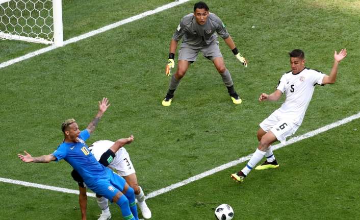 FIFA Dünya Kupası E Grubu ikinci maçında Brezilya, Kosta Rika’yı