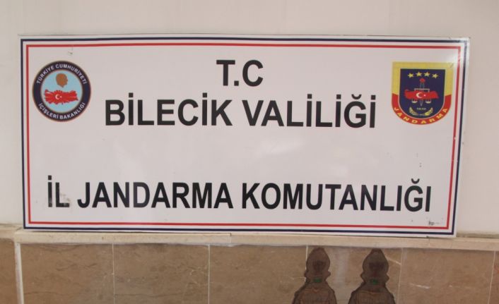Bilecik’de jandarma ekiplerinin düzenlediği operasyonda, piyasa değeri 8 milyon lira