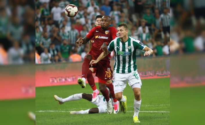 Spor Toto Süper Lig’in 2. hafta maçında Bursaspor evindeki ilk
