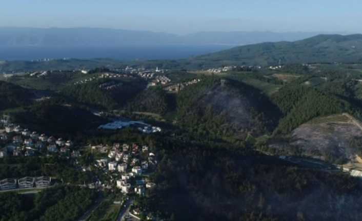 Bursa’da 7 saat sonra kontrol altına alınan orman yangınının ardından
