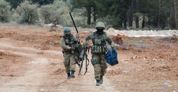TSK tarafından yürütülen Zeytin Dalı Harekatı kapsamında teröristlerden temizlenen, stratejik