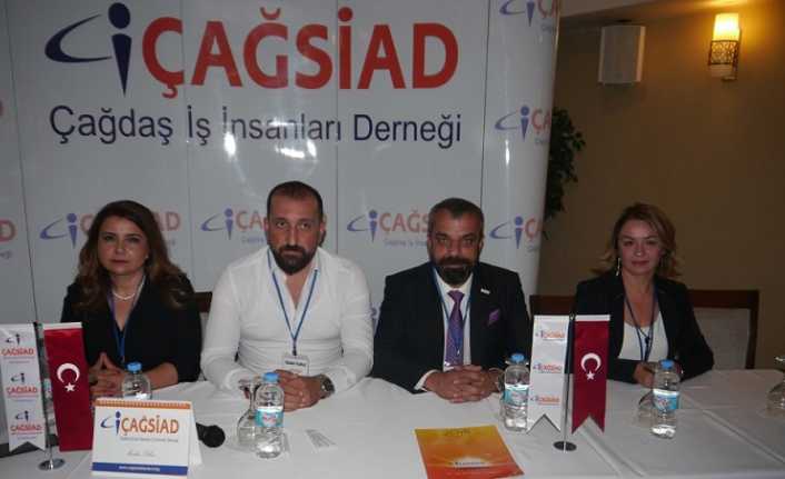 Çağdaş Esnaf Sanayici İş Verenler Derneği (ÇAĞSİAD) üyeleri  Erzincan’da