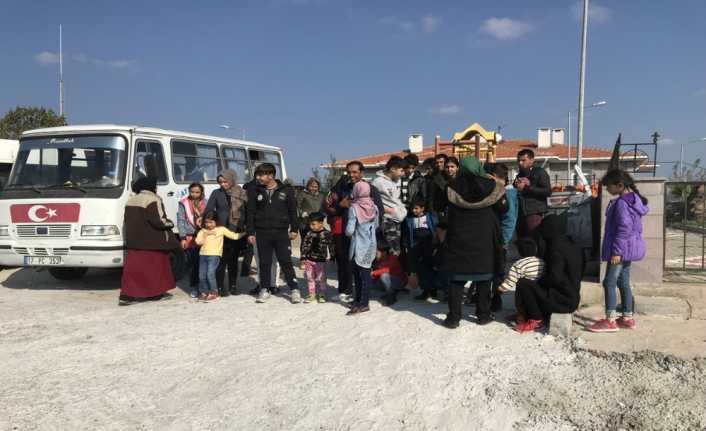 Çanakkale’nin Ayvacık ilçesinde yasa dışı yollarla Yunanistan’ın Midilli Adası’na geçiş