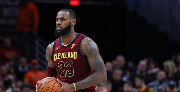 Amerikan Basketbol Ligi'nde (NBA) Cleveland Cavaliers, LeBron James'in "triple-double" yaptığı