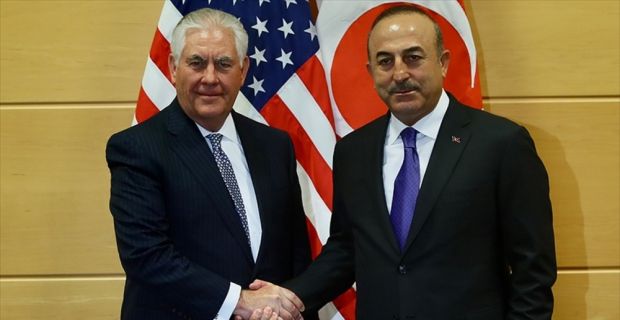 Dışişleri Bakanı Çavuşoğlu, ABD'li mevkidaşı Tillerson ile telefonda görüştü.