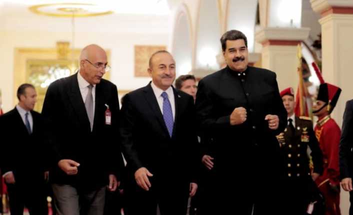 Dışişleri Bakanı Mevlüt Çavuşoğlu, Venezuela Devlet Başkanı Nicolas Maduro tarafından