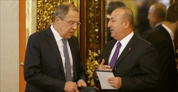 Dışişleri Bakanı Mevlüt Çavuşoğlu, Rus mevkidaşı Sergey Lavrov ile telefonda