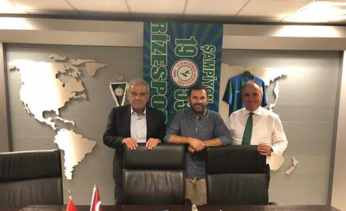 Çaykur Rizespor Kulüp Başkanı Hasan Kemal Yardımcı, teknik adam Okan