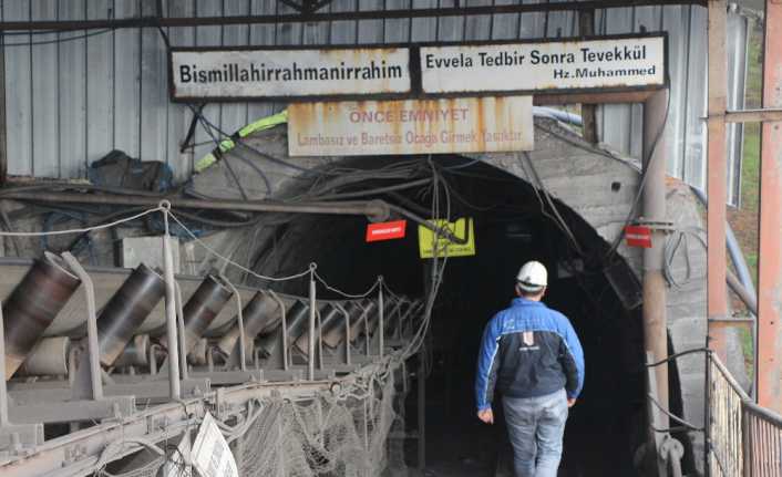 Amasya’daki bir kömür ocağında üretim çalışması yapan işçiler bir cesetle
