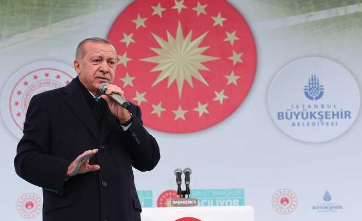 Cumurbaşkanı Erdoğan ’millet bahçeleri’ açılışında yaptığı konuşmada, "Çevrecilik adına yakıp