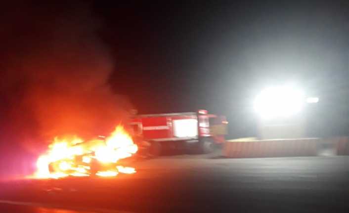 Karabük’te jandarma ekiplerince kesilen 108 TL’lik trafik cezasına kızan şahıs,