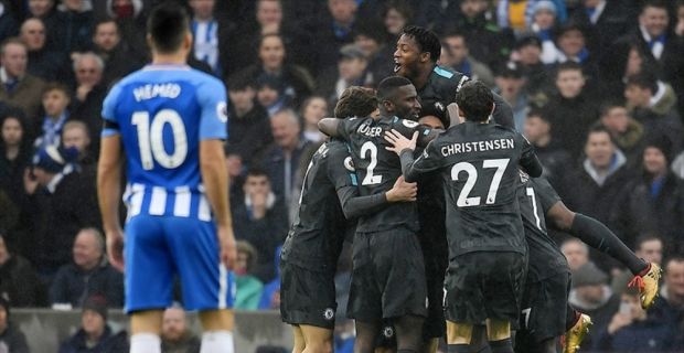 İngiltere Premier Lig ekiplerinden Chelsea, Eden Hazard'ın iki golle yıldızlaştığı