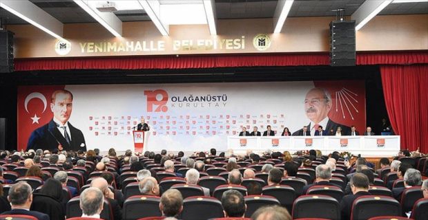 CHP'nin 9-10 Mart'ta gerçekleştirdiği 19. Olağanüstü Kurultayı'nda yapılan tüzük değişikliği,