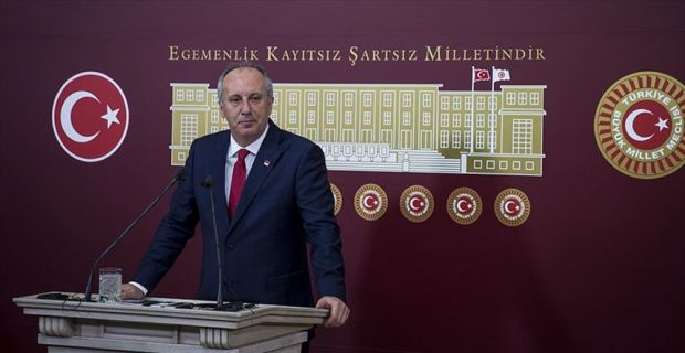 CHP Yalova Milletvekili İnce, "CHP'nin 36. Olağan Kurultayı'nda, Genel Başkanlığına