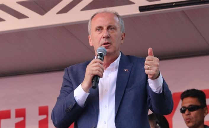 CHP'nin cumhurbaşkanı adayı İnce, ABD'nin büyükelçiliğini Kudüs'e taşımasına ilişkin, "ABD'nin