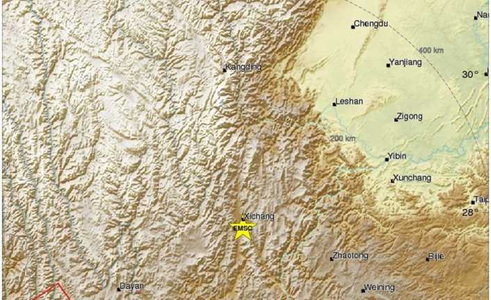 Çin’in Siçuan bölgesinde 5,1 büyüklüğünde deprem meydana geldi. 
