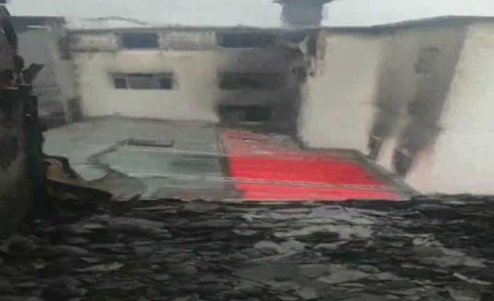 Çin’in kuzeydoğu kesiminde Harbin şehrindeki bir otelde çıkan yangında en