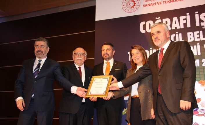 “Coğrafi İşaret tescil Belgesi Takdim Töreni ve Sergisi” Türk Patent